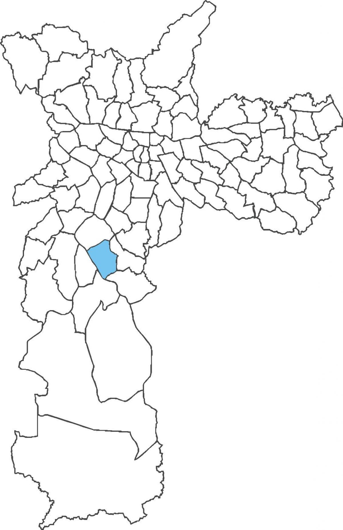 Mapa de Campo Grande distrito