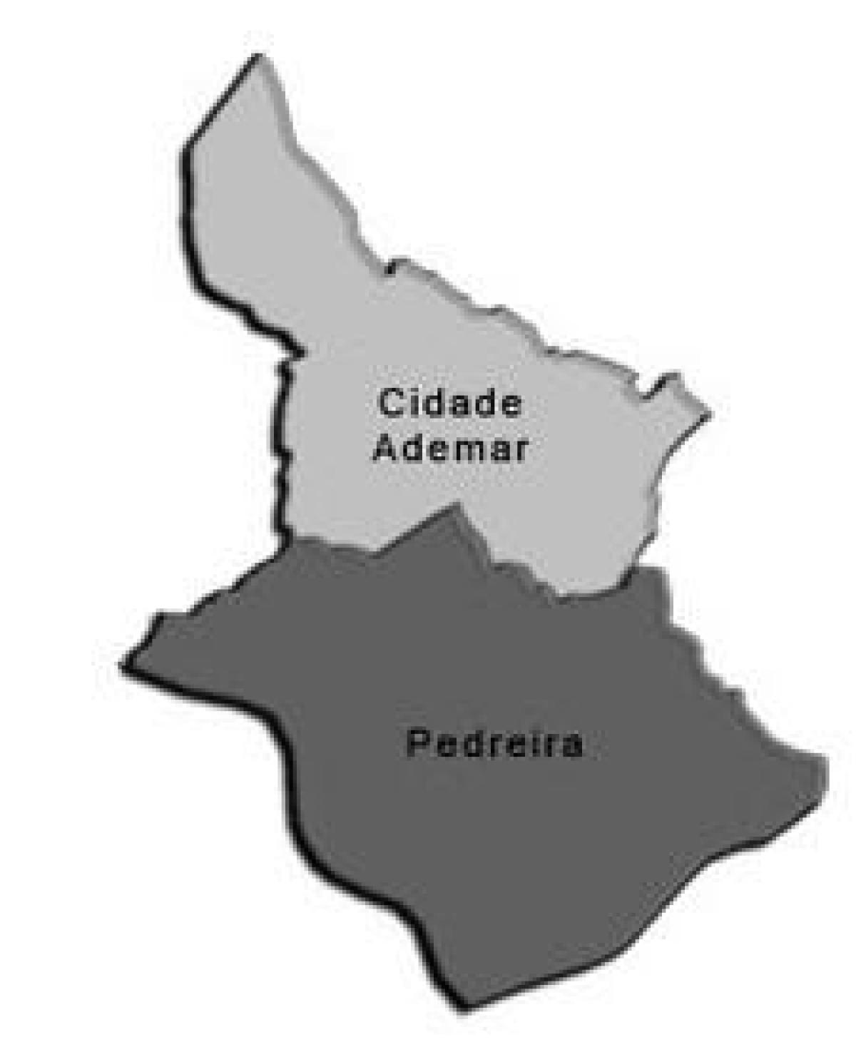Mapa de Cidade Ademar subprefeitura