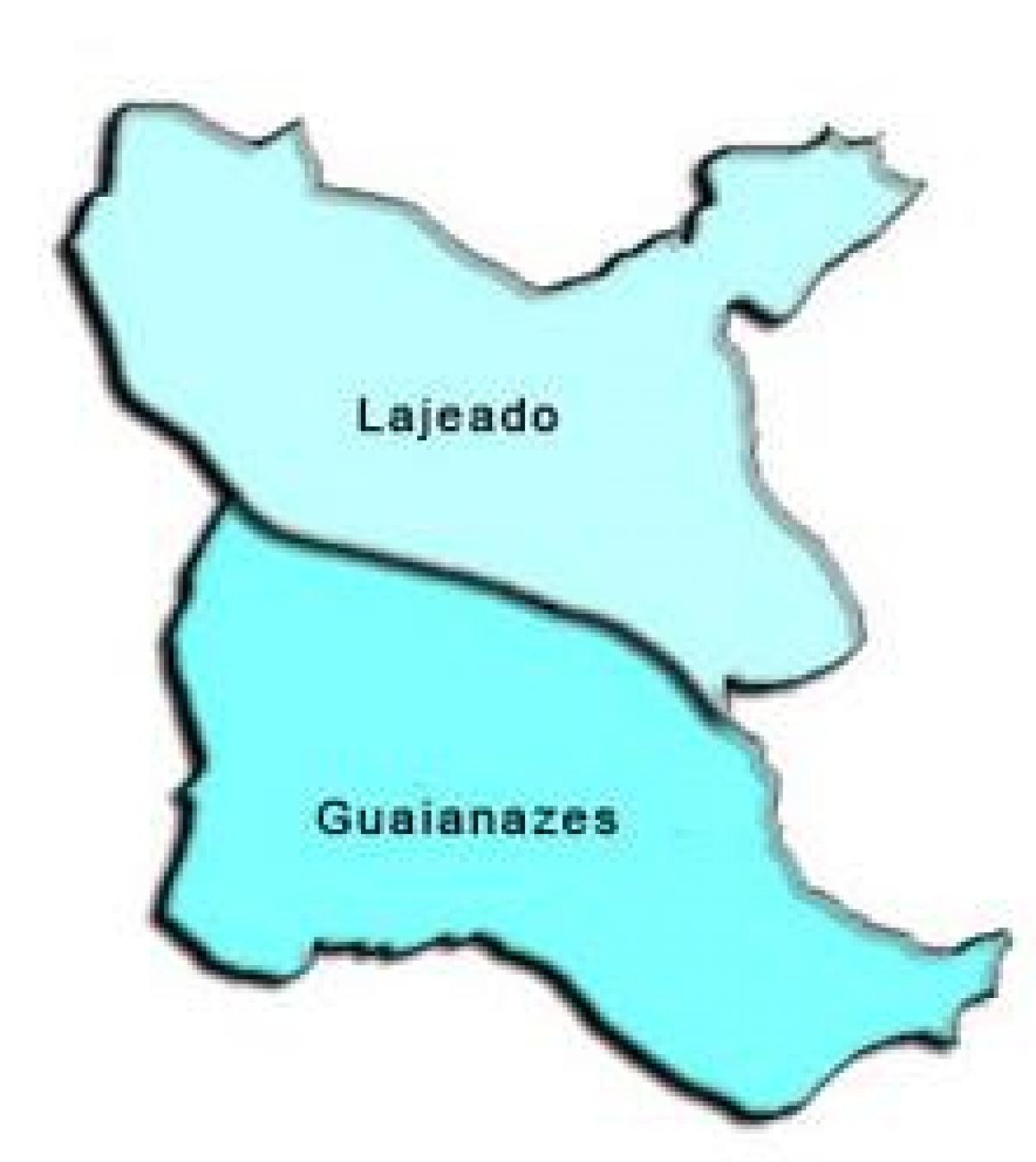 Mapa de Guaianases subprefeitura