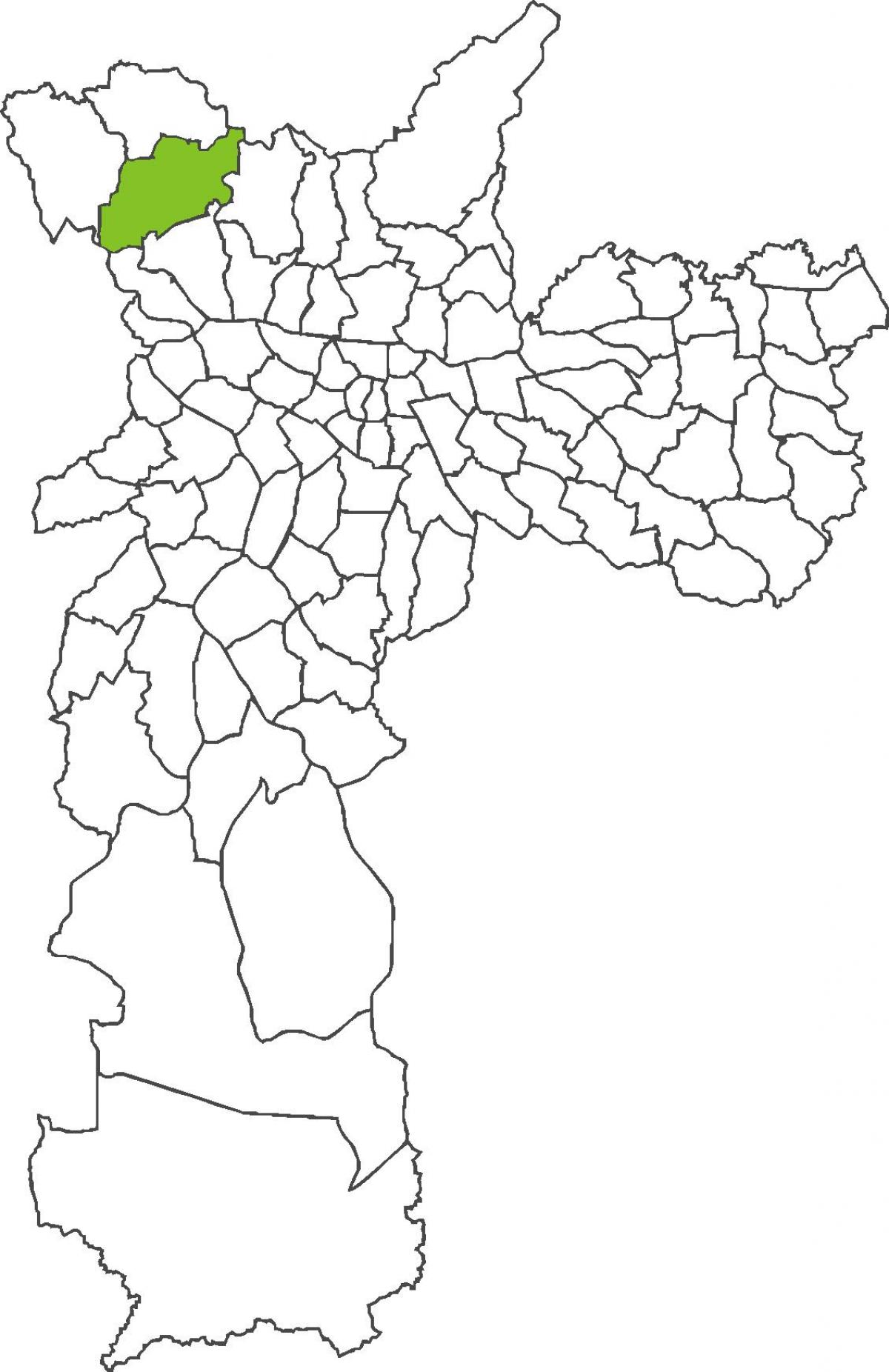 Mapa de Jaraguá do distrito