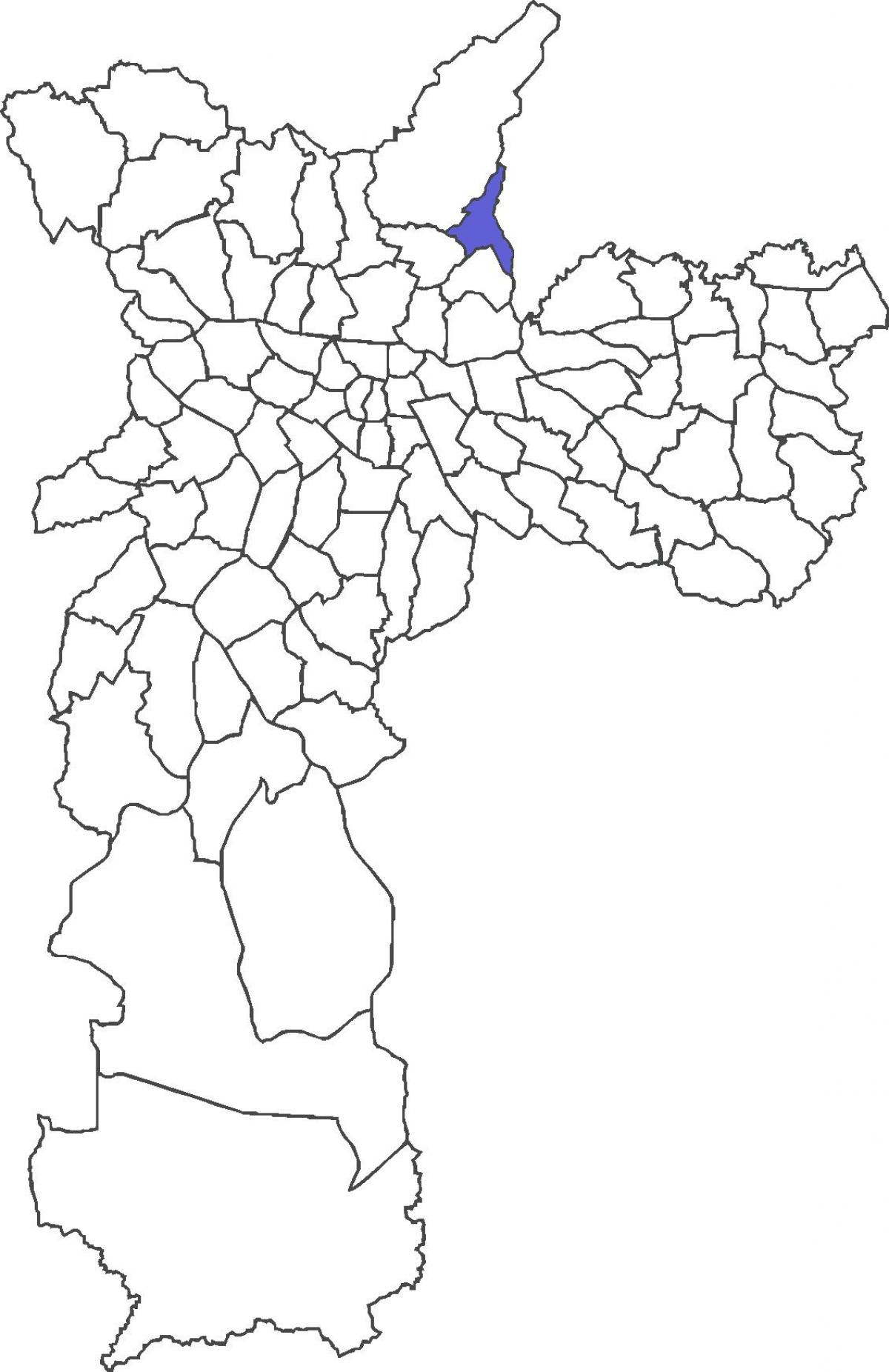 Mapa do bairro Jaçanã