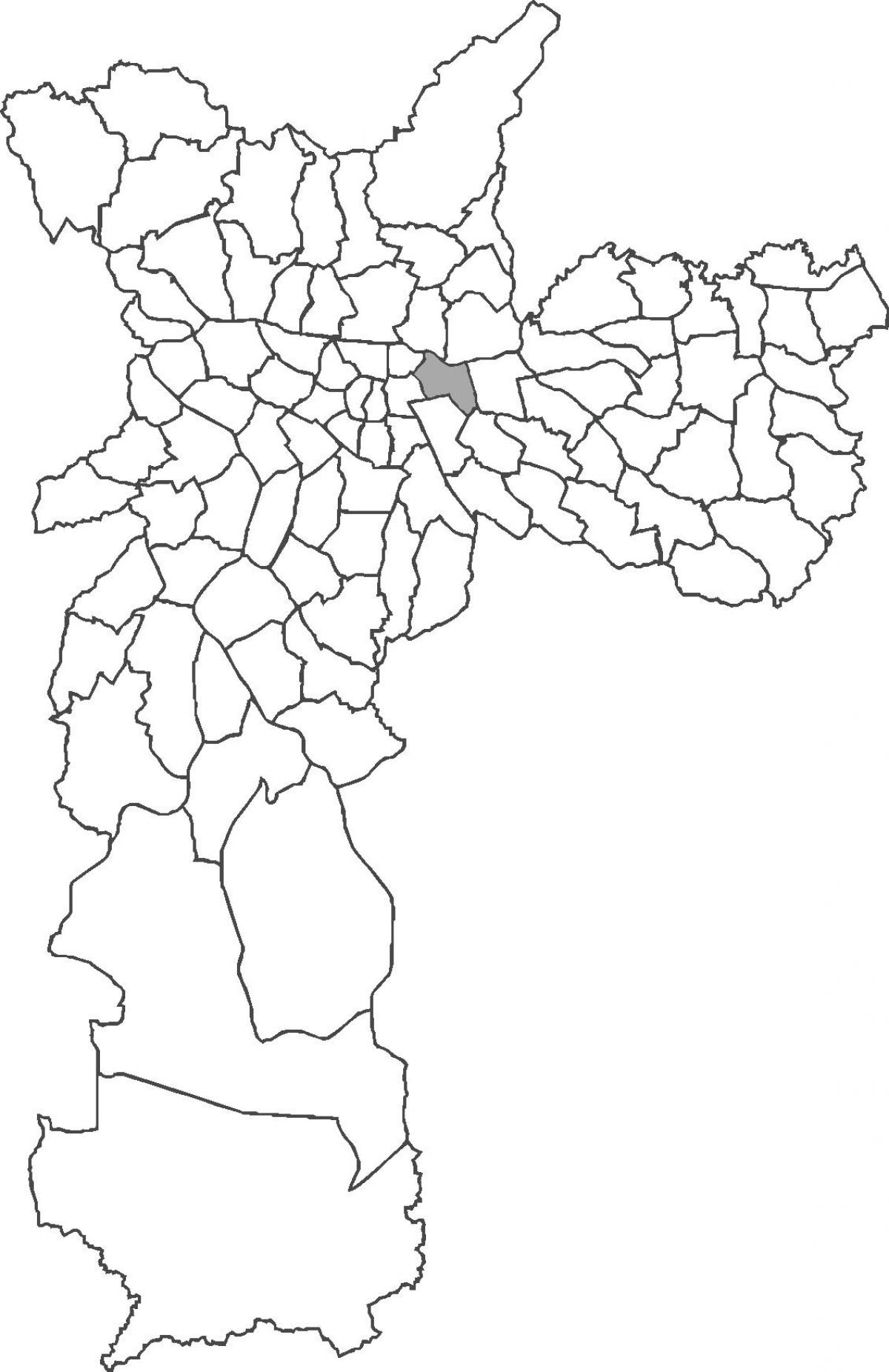 Mapa do bairro de Belém