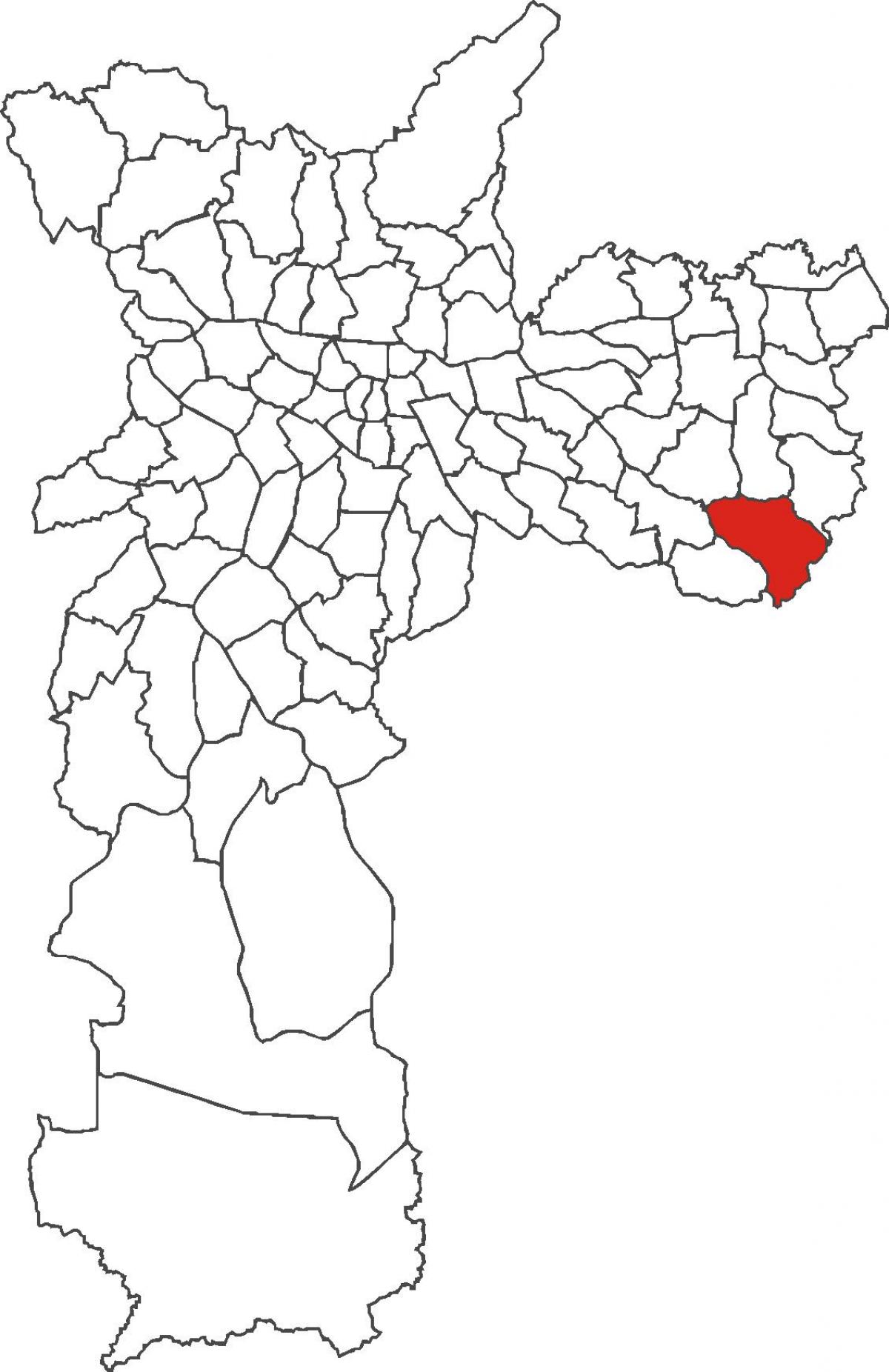 Mapa do distrito de Iguatemi