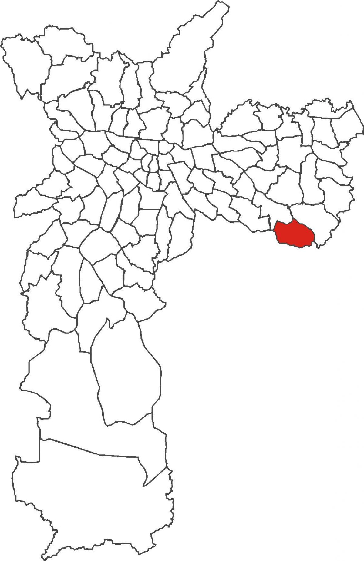 Mapa de São Rafael, distrito
