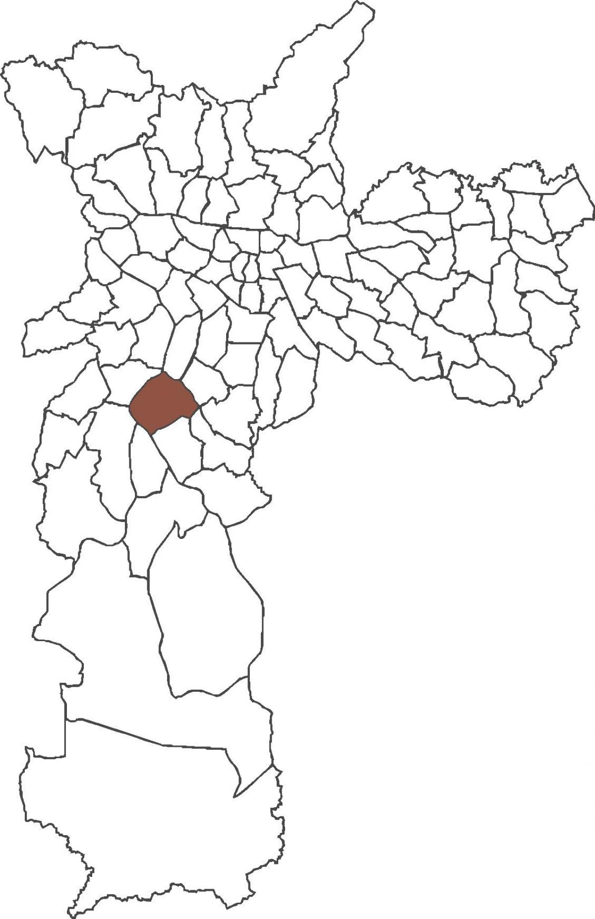 Mapa de Santo Amaro distrito
