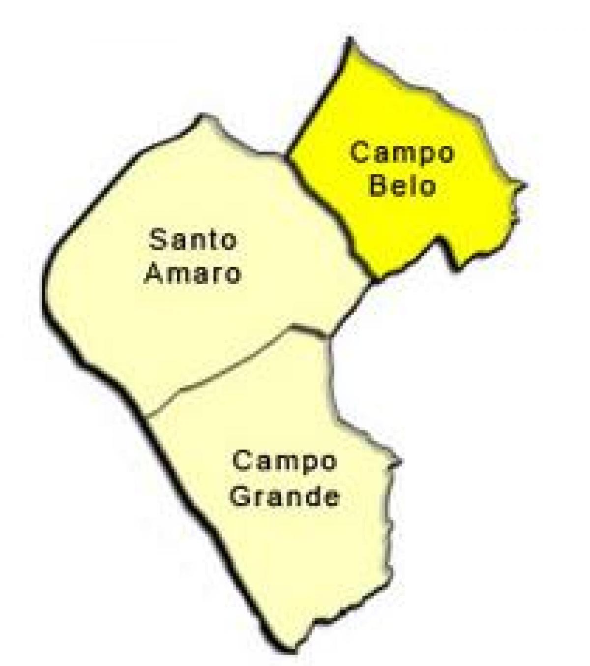 Mapa de Santo Amaro sub-prefeitura