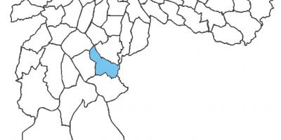 Mapa do distrito de Cidade Ademar
