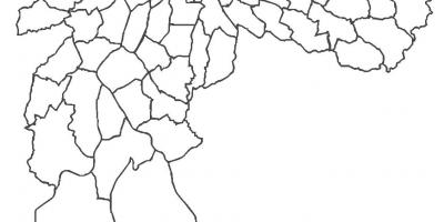 Mapa do distrito de Cangaíba