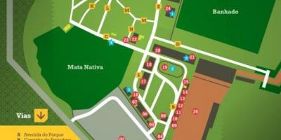 Mapa de Rodeio, parque São Paulo