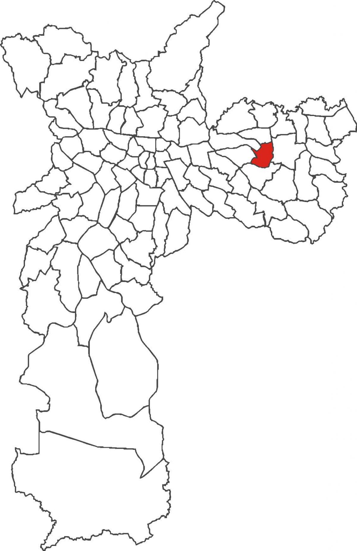 Mapa de Artur Alvim, lisboa distrito