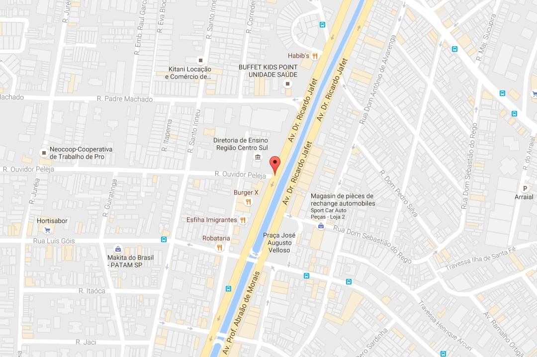Mapa do Cursino São Paulo
