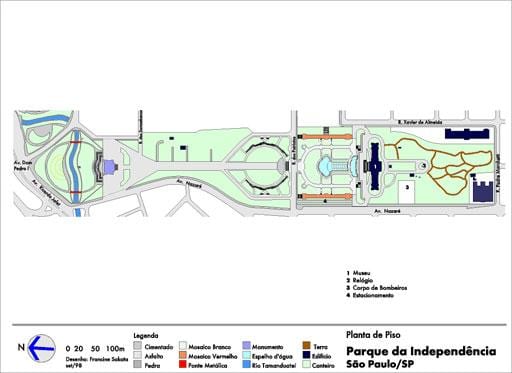 Mapa da Independência, São Paulo Parque