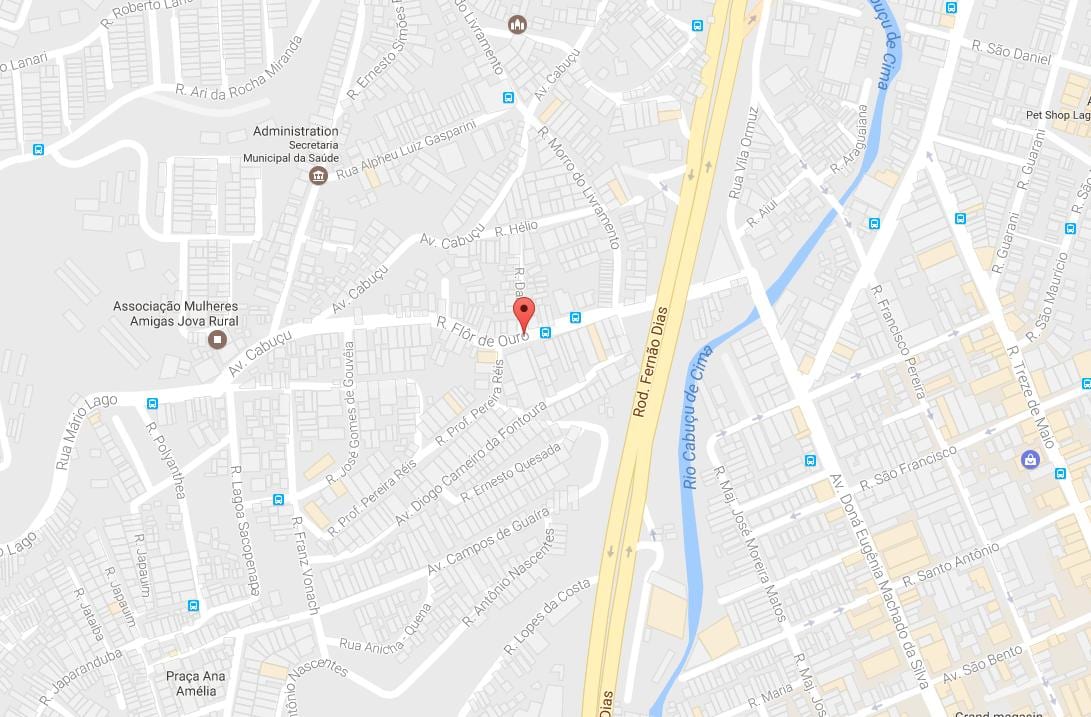 Mapa do Jaçanã São Paulo