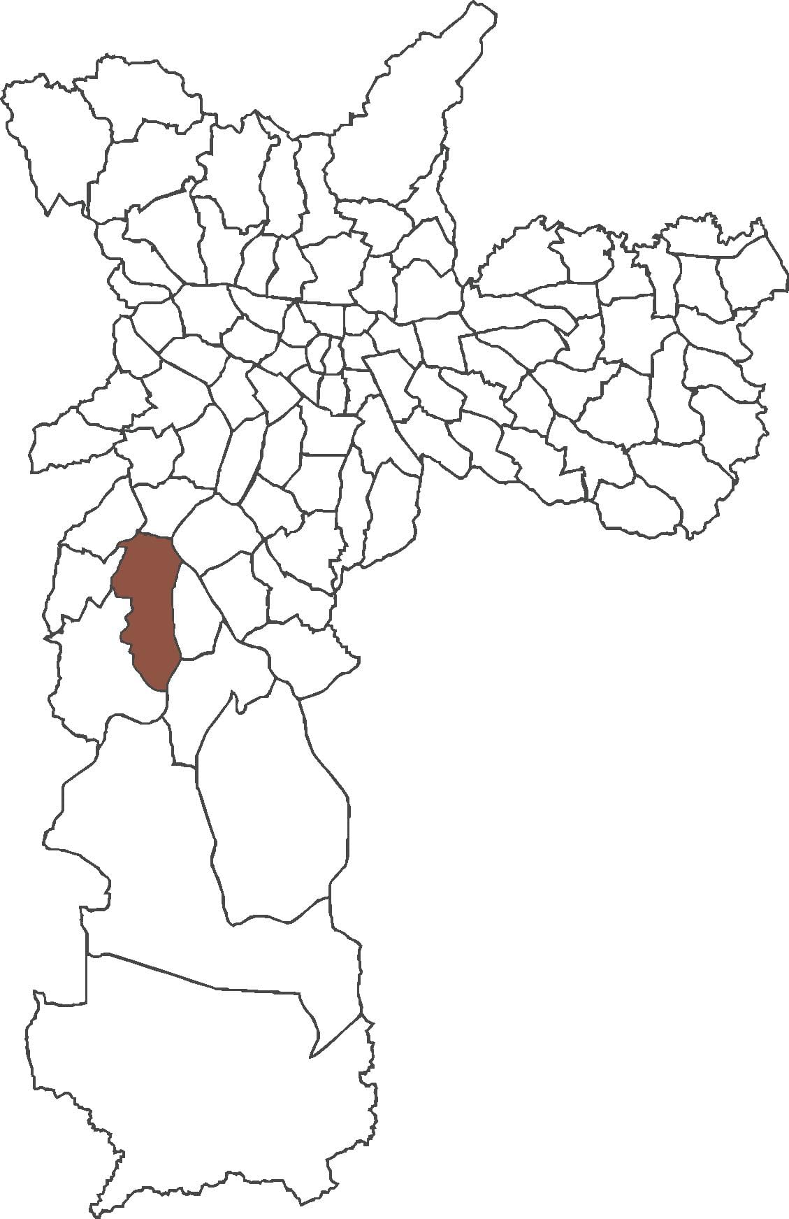 Mapa do Jardim São Luís, bairro