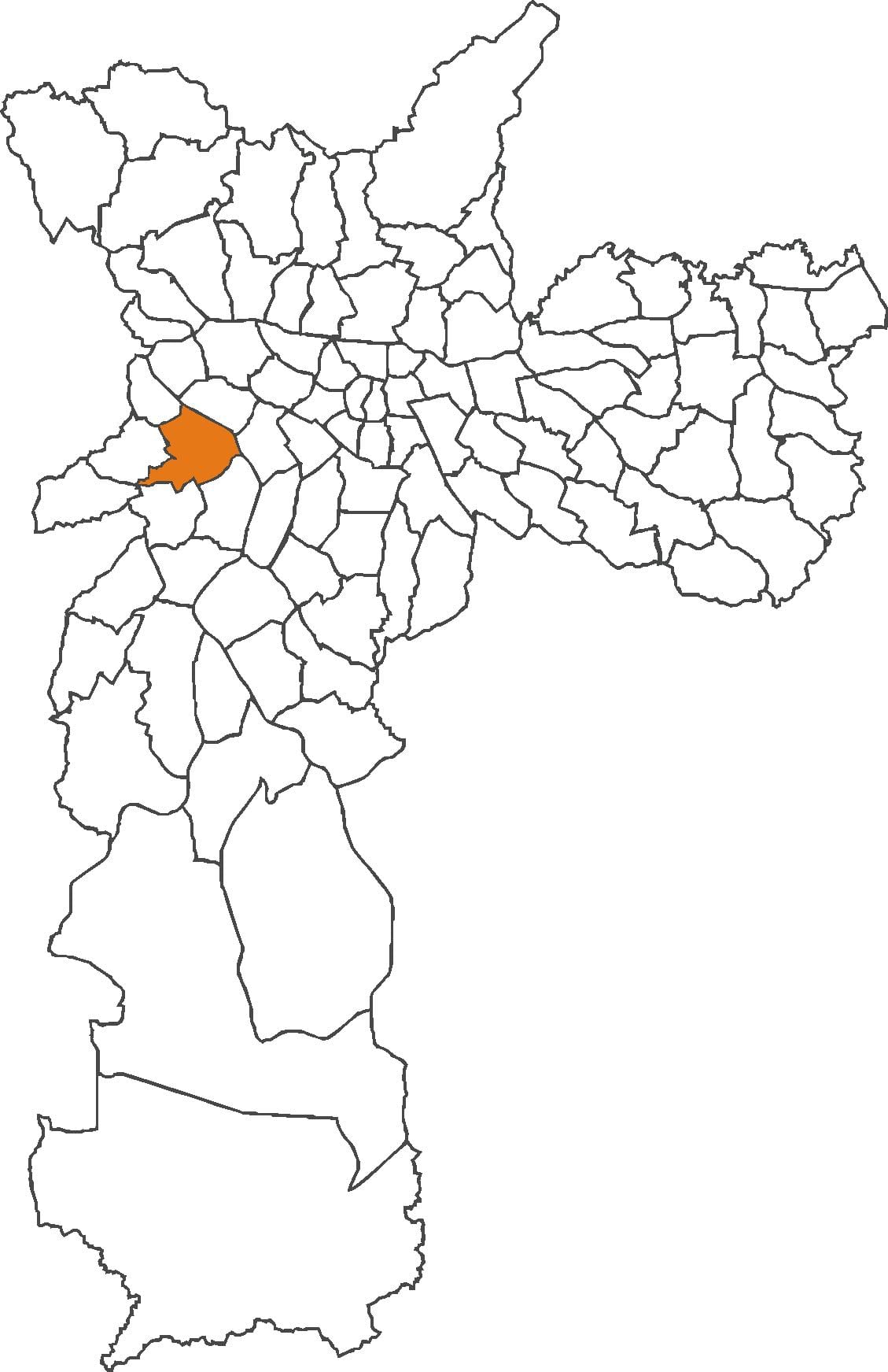 Mapa do bairro Butantã