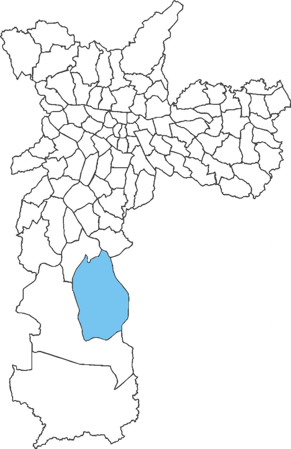 Mapa do distrito do Grajaú
