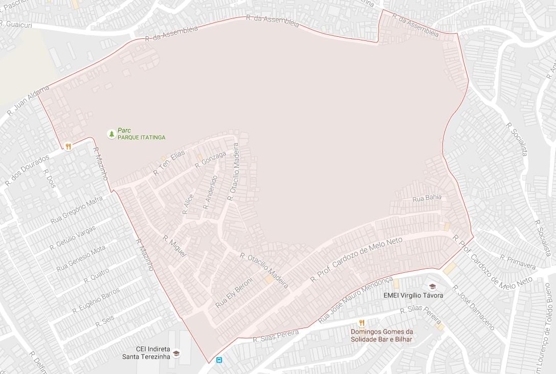 Mapa da Pedreira, São Paulo