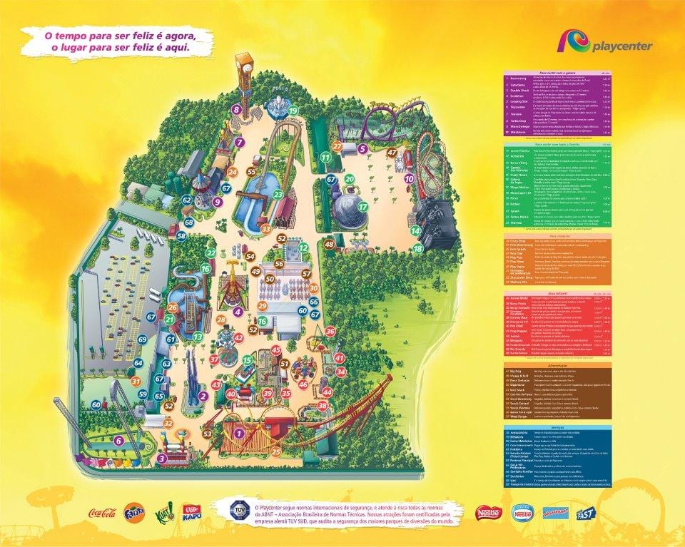 Mapa do PlayCenter São Paulo