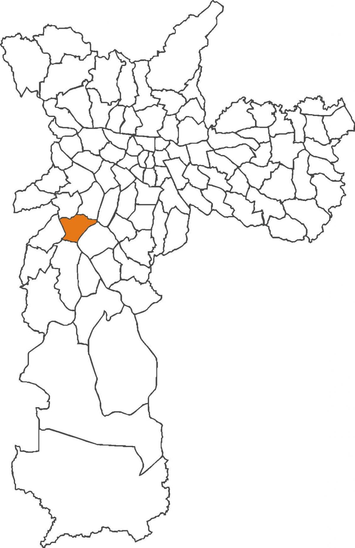 Mapa do distrito de Vila Andrade