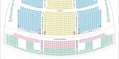 Mapa de Alfa de São Paulo teatro