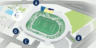 Mapa da Allianz Parque - Nível 2
