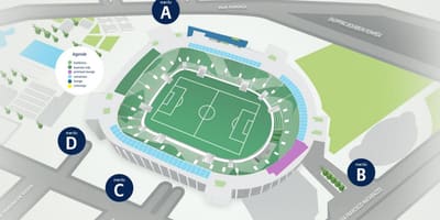 Mapa da Allianz Parque - Nível 3