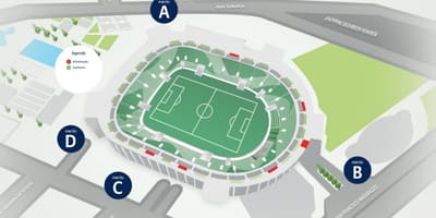 Mapa da Allianz Parque - Nível 5