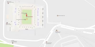 Mapa da Arena Corinthians - Acesso