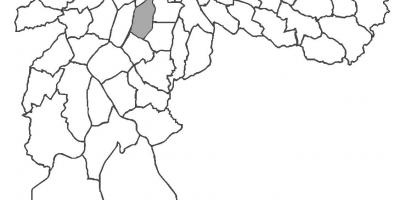 Mapa do bairro de Moema