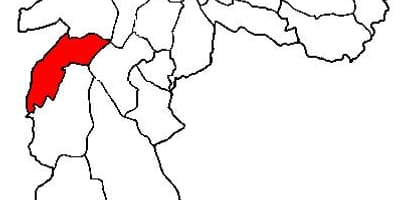 Mapa de Campo Limpo da sub-prefeitura de São Paulo