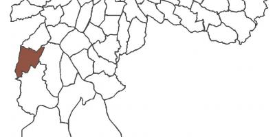 Mapa do distrito de Capão Redondo