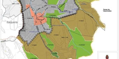 Mapa de Cidade Tiradentes São Paulo - Ocupação do solo