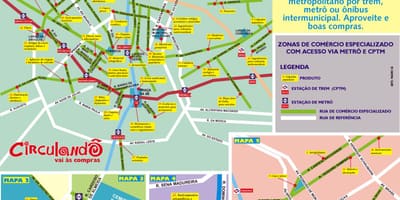 Mapa de compras de São Paulo