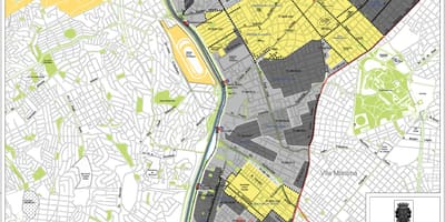 Mapa de Pinheiros São Paulo - Ocupação do solo