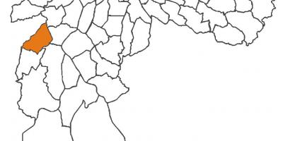 Mapa do distrito do Campo Limpo