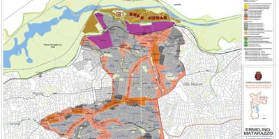 Mapa de Ermelino Matarazzo São Paulo - Ocupação do solo