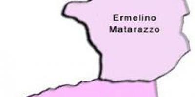 Mapa de Ermelino Matarazzo subprefeitura