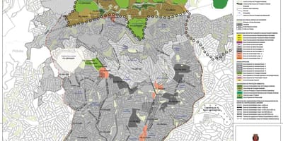 Mapa da Freguesia do Ó São Paulo - Ocupação do solo