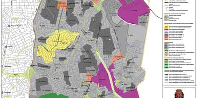 Mapa do Ipiranga, São Paulo - Ocupação do solo