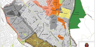 Mapa do Jabaquara-São Paulo - Ocupação do solo
