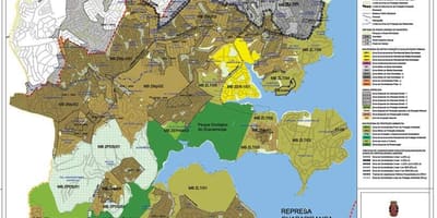 Mapa do M Boi Mirim São Paulo - Ocupação do solo