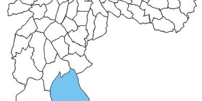 Mapa do distrito do Grajaú