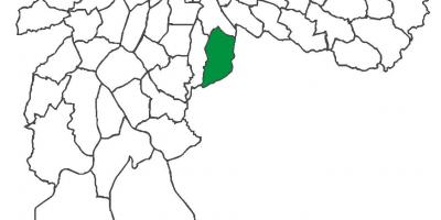 Mapa do distrito de Sacomã