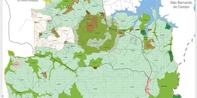 Mapa de Parelheiros São Paulo - Ocupação do solo