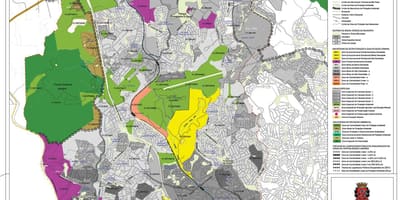 Mapa de Pirituba-Jaraguá, São Paulo - Ocupação do solo
