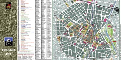 Mapa de São Paulo centro