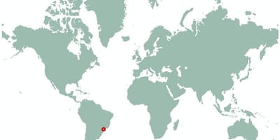 Mapa de São Paulo no mundo