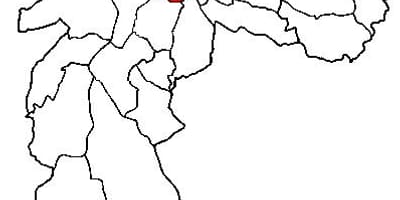 Mapa da Sé sub-prefeitura de São Paulo