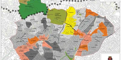 Mapa de Santana São Paulo - Ocupação do solo