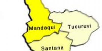 Mapa de Santana, sub-prefeitura